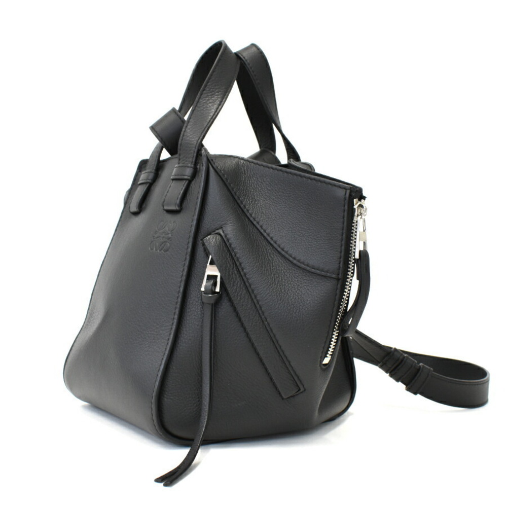 Loewe Hammock Bag Anagram Leather Black - Picture 2 of 8
